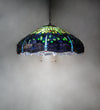 Meyda Lighting 26214 22" Wide Tiffany Hanginghead Dragonfly Pendant