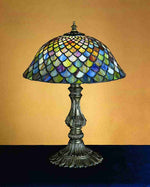 Meyda Lighting 26673 17"H Tiffany Fishscale Accent Lamp