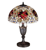 Meyda Lighting 26674 24" High Renaissance Rose Table Lamp