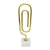 Sagebrook Home 18311-02 Metal, 18" Paper Clip Sculpture, Gold