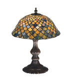 Meyda Lighting 27170 15"H Tiffany Fishscale Accent Lamp