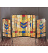 Meyda Lighting 27241 48"W X 31"H Prairie Wheat Fireplace Screen