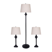 Sagebrook Home 50683-01 Metal, Set of 3, 25/61