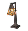 Meyda Lighting 27636 20"H Glasgow Bungalow Desk Lamp