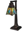 Meyda Lighting 27637 19.5"H Mackintosh Leaf Desk Lamp