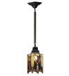 Meyda Lighting 27844 5.5"Sq Cottage Mission Mini Pendant.609