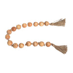 Sagebrook Home 17511-05 Wood, 32" Bead Garland, Natural