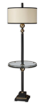 Uttermost 28571-1 Revolution End Table Floor Lamp