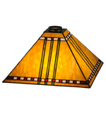 Meyda Lighting 28592 13"Sq Prairie Corn Lamp Shade
