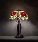 Meyda Lighting 28804 30" High Renaissance Rose Table Lamp