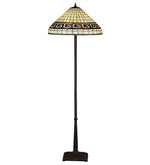 Meyda Lighting 29503 62"H Greek Key Floor Lamp