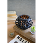 Kalalou CLUX1197 Small Willow Halloween Lantern, Black