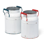 IMAX Worldwide Home Elsie Rustic Milk Cans - Ast 2