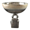 Sagebrook Home 18272-02 Glass, 14" Bowl On Metal Base, Multi Kd