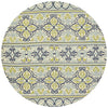 Couristan Covington Pegasus 7'10" X 7"10" Round Indoor/Outdoor  Contemporary Rug