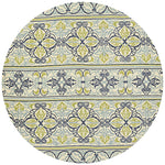 Couristan Covington Pegasus 7'10" X 7"10" Round Indoor/Outdoor  Contemporary Rug