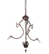 Meyda Lighting 30444 Mahogany Bronze 3 LT Inverted Pendant Hardware