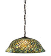 Meyda Lighting 30455 24"W Tiffany Fishscale Pendant