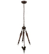 Meyda Lighting 30459 18"W Mahogany Bronze 3 LT Pendant Hardware