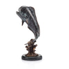 SPI Home Brass Bull Mahi Sculpture With Marble Base - Home Decor