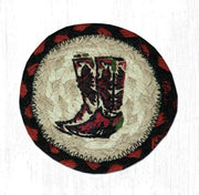 Boots printed coaster 5x5 inches