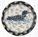 Earth Rugs IC-43 Loon Printed Coaster 5``x5``