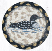 Loon printed coaster 5x5 inches