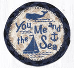 Earth Rugs IC-79 You, Me and the Sea Printed Coaster 5``x5``