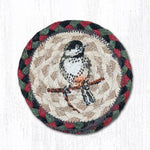 Earth Rugs IC-81 Chickadee Printed Coaster 5``x5``