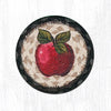 Earth Rugs IC-238 Apple Printed Coaster 5``x5``