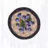 Earth Rugs IC-312 Blueberry Printed Coaster 5``x5``