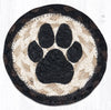 Earth Rugs IC-313 Dog Paw Printed Coaster 5``x5``