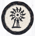 Earth Rugs IC-313 Windmill Printed Coaster 5``x5``