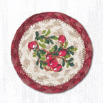 Earth Rugs IC-390 Cranberries Printed Coaster 5``x5``