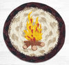 Earth Rugs IC-395 Campfire Printed Coaster 5``x5``