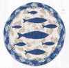 Earth Rugs IC-443 Fish Printed Coaster 5``x5``