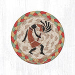 Earth Rugs IC-466 Kokopelli Printed Coaster 5``x5``