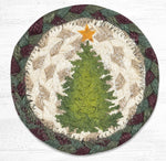 Earth Rugs IC-508 Christmas Joy Tree Printed Coaster 5``x5``