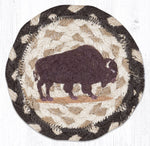 Earth Rugs IC-518 Buffalo Printed Coaster 5``x5``