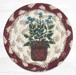 Earth Rugs IC-524 Sage Printed Coaster 5``x5``