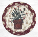 Earth Rugs IC-524 Thyme Printed Coaster 5``x5``