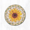 Earth Rugs IC-529 Sunflower Printed Coaster 5``x5``