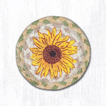 Earth Rugs IC-529 Sunflower Printed Coaster 5``x5``