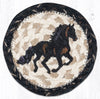 Earth Rugs IC-9-93 Stallion Printed Coaster 5``x5``