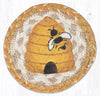 Earth Rugs IC-9-101 Beehive Printed Coaster 5``x5``