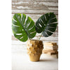 Kalalou CPH3448 Ceramic Vase With Points - Tan