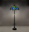 Meyda Lighting 31113 60"H Tiffany Honey Locust Floor Lamp