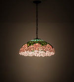 Meyda Lighting 31144 22" Wide Tiffany Cabbage Rose Pendant