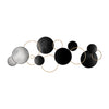 Sagebrook Home 18061 Metal, 44" Bubble Wall Decor, Black/Gld Wb