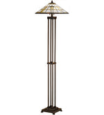 Meyda Lighting 31240 63"H Arrowhead Mission Floor Lamp